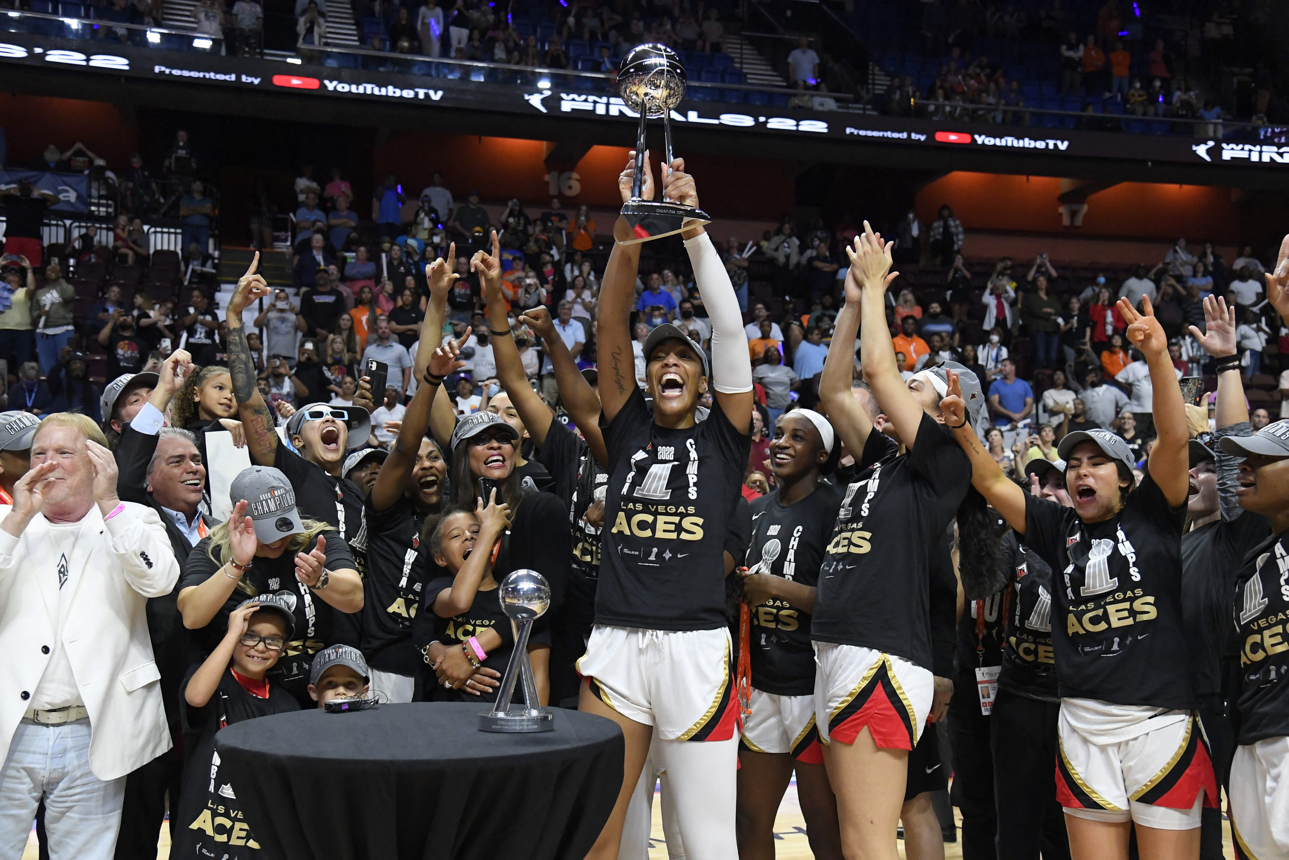 Las Vegas Aces Win WNBA Championship - Stadium