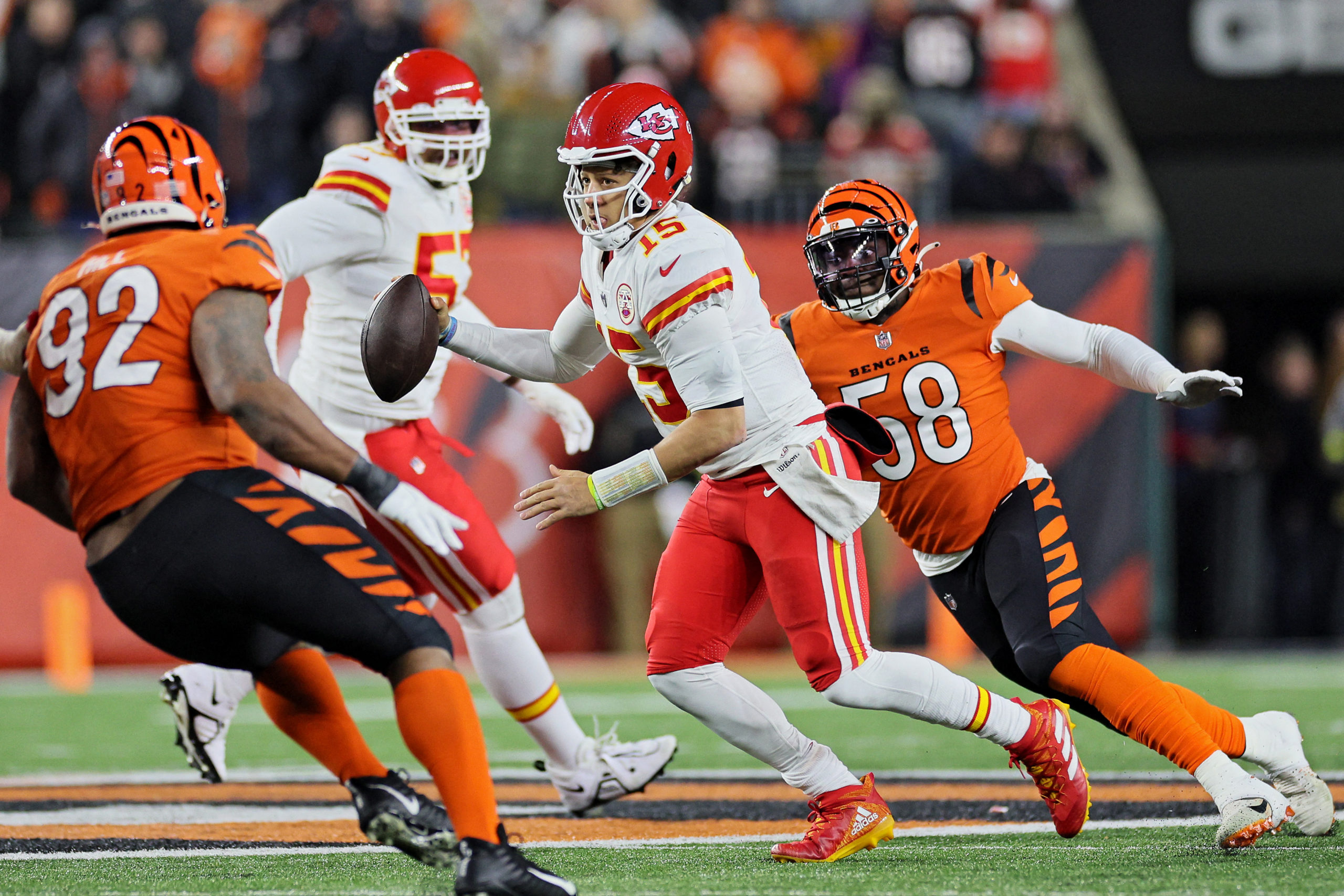 Bengals no longer underdogs in AFC title game against Chiefs