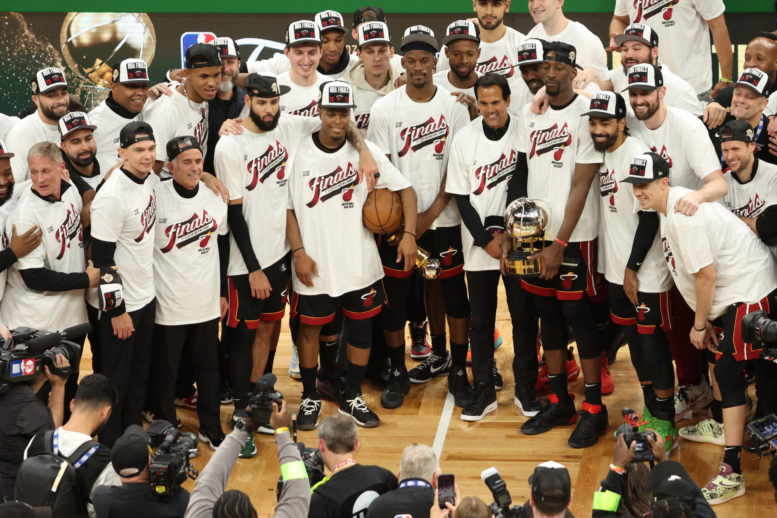 Miami Heat 2023 Eastern Conference Finals Trophy Presentation 