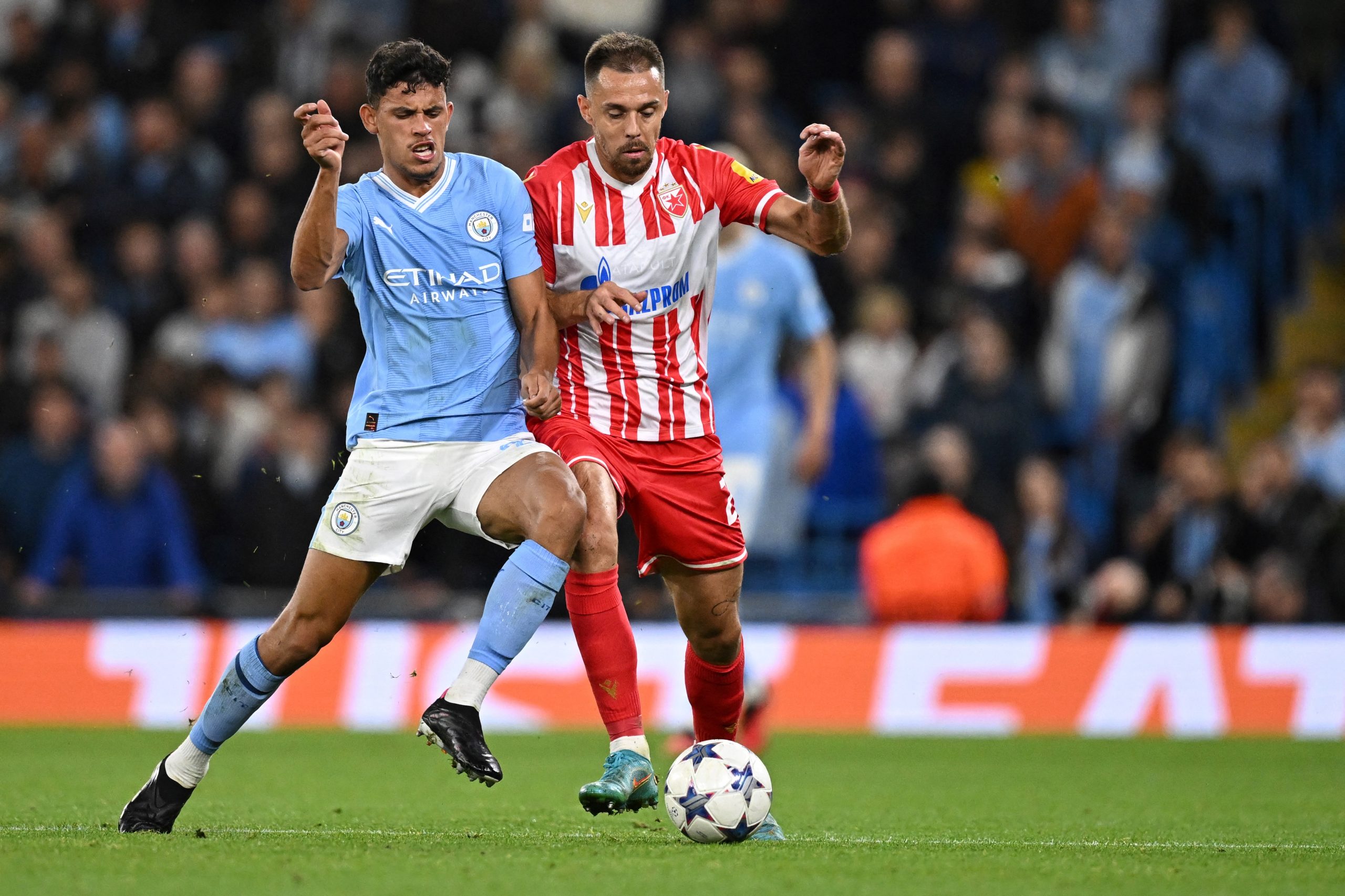 Manchester City gets Champions League defense off to winning start by  beating Red Star Belgrade 3-1