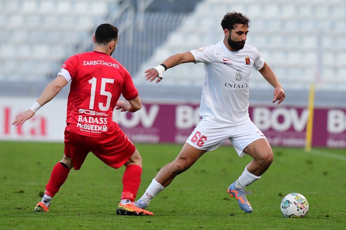 Valletta against Naxxar, in their last Premier League match of the 2023-24 season.
